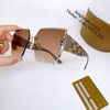 Mắt Kính Gucci Nữ Màu Nâu Gọng Sữa Cao Cấp 2206