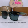 Mắt Kính Gucci Nữ Vuông Đen Gọng In Logo GC Xanh 1102