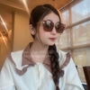 Mắt Kính Gucci Nữ Vuông Màu Nâu Trà Cao Cấp Kèm Hộp 1102
