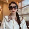 Mắt Kính Thời Trang Nữ - Kính Gucci Nữ Tròng Vuông Đen Cao Cấp Full Box Mã 6781