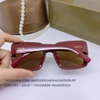 Mắt Kính Thời Trang Nữ - Kính Gucci Nữ Vuông Đen Gọng Đỏ Đô Tràn Viền Cao Cấp Mã 9906