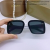 Mắt Kính Nữ Gucci Đen Vuông Gọng Trắng Tràn Viền 9906