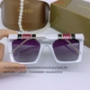Mắt Kính Nữ Gucci Vuông Trắng Gọng Kim Loại Cao Cấp P607