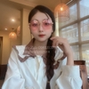 Mắt Kính Thời Trang Nữ - Kính Gucci Nữ Màu Hồng Tròn Gọng Kim Loại Cao Cấp FullBox