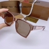 Mắt Kính Gucci Nữ Vuông Trà 5006 Cao Cấp Kèm Hộp