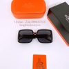 Mắt Kính Hermes Nữ Vuông Đen Gọng Đỏ 6198 Cao Cấp