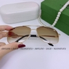 Mắt Kính Lacoste Nam Vuông Nâu Gọng Vàng Cao Cấp L54