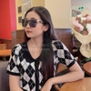Mắt Kính Nữ Louis Vuitton Đen Tràn Viền 2301