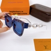 Mắt Kính Louis Vuitton Nữ Màu Xanh Dương Gọng Xích Bạc