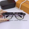 Mắt Kính Louis Vuitton Unisex Vuông Tím Khói 6110 Cao Cấp