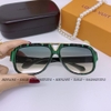 Mắt Kính Louis Vuitton Unisex Vuông Xanh Rêu 6110 Cao Cấp