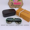 Mắt Kính Louis Vuitton Unisex Vuông Xanh Rêu 6110 Cao Cấp