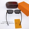 Mắt Kính Louis Vuitton Nữ Vuông Đen Tròng Polarized
