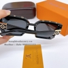 Mắt Kính Louis Vuitton Nữ Vuông Đen Tròng Polarized