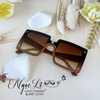 Mắt Kính Mắt Kính Thời Trang Nữ Tròng Vuông - Kính Chanel Nữ Màu Nâu Cao Cấp 2328