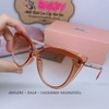 Mắt Kính Nữ Miu Miu Mắt Mèo Cao Cấp Màu Trà Full Box