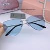 Mắt Kính Miu Miu Nữ Màu Xanh Mắt Mèo Cao Cấp
