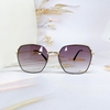Mắt Kính Thời Trang Nữ - Kính Dior Nữ Vuông Viền Kim Loại Tròng Polarized Màu Đen Khói B80-148