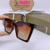 Mắt Kính Thời Trang Nữ - Kính Gucci Nữ Vuông Nâu Hổ Phách Gọng Kim Loại Cao Cấp X6077
