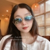 Mắt Kính Ray-ban Tròng Thủy Tinh Xanh Khói 3026 Nam Nữ