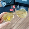 Mắt Kính Ray-ban Tròng Thủy Tinh Vàng Chanh 3026 Nam Nữ
