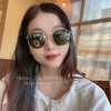 Mắt Kính Ray-ban Nữ Tròn Tròng Xanh Thủy Tinh 3447