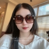 Mắt Kính Thời Trang Nữ - Kính Salvatore Ferragamo Nữ Màu Nâu Tràn Viền Cao Cấp Mã SF701