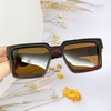 Mắt Kính Thời Trang - Kính Louis Vuitton Nam Nữ Vuông Nâu Cao Cấp Bảng To Chống Nắng