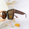 Mắt Kính Thời Trang - Kính Louis Vuitton Nam Nữ Vuông Nâu Cao Cấp Bảng To Chống Nắng