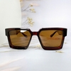 Mắt Kính Thời Trang - Kính Louis Vuitton Nam Nữ Vuông Nâu Cao Cấp Bảng To Chống Nắng