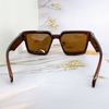 Mắt Kính Thời Trang - Kính Louis Vuitton Nam Nữ Vuông Nâu Cao Cấp Bảng To Chống Nắng