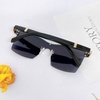 Mắt Kính Thời Trang - Kính Louis Vuitton Nữ Màu Đen Vuông Tràn Viền Cao Cấp Mã 8170