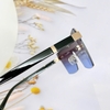 Mắt Kính Thời Trang - Kính Louis Vuitton Nữ Màu Xanh Ombre Vuông Tràn Viền Cao Cấp Mã 8170