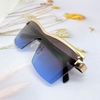 Mắt Kính Thời Trang - Kính Louis Vuitton Nữ Màu Xanh Ombre Vuông Tràn Viền Cao Cấp Mã 8170