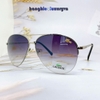 Mắt Kính Thời Trang Nam - Kính Lacoste Nam Bầu Màu Xám Gọng Kim Loại Silver
