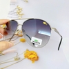 Mắt Kính Thời Trang Nam - Kính Lacoste Nam Bầu Màu Xám Gọng Kim Loại Silver