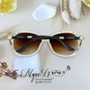 Mắt Kính Thời Trang Nữ Bầu - Kính Chanel Nữ Nâu Sữa Bầu Gọng Hoa Tròng Polarized 1725