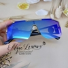 Mắt Kính Thời Trang Nữ Cao Cấp - Kính Chanel Nữ Xanh Coban Vuông Tròng Polarized Mã 2050