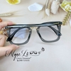 Mắt Kính Thời Trang Nữ Gọng Vuông - Kính Chanel Màu Xám Grey Tròng Khói - FullBox
