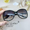 Mắt Kính Thời Trang Nữ - Kính Chanel Nữ Đen Bầu Gọng Hoa Tròng Polarized 1852