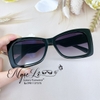 Mắt Kính Thời Trang Nữ - Kính Chanel Nữ Đen Vuông Tròng Polarized Cao Cấp Mã 6052