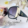 Mắt Kính Thời Trang Nữ - Kính Chanel Nữ Đen Vuông Viền Kim Loại Polarized Cao Cấp Mã 9151