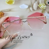 Mắt Kính Thời Trang Nữ - Kính Chanel Nữ Hồng Tròng Polarized Lục Giác Cao Cấp