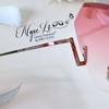 Mắt Kính Thời Trang Nữ - Kính Chanel Nữ Hồng Tròng Polarized Lục Giác Cao Cấp