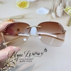 Mắt Kính Thời Trang Nữ - Kính Chanel Nữ Nâu Tròng Polarized Vuông Cao Cấp 6883