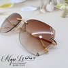 Mắt Kính Thời Trang Nữ - Kính Chanel Nữ Nâu Tròng Polarized Vuông Cao Cấp 6883