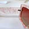 Mắt Kính Thời Trang Nữ -Kính Chanel Nữ Vuông Màu Hồng Pastel Tròng Polarized Cao Cấp 6082