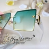 Mắt Kính Thời Trang Nữ - Kính Chanel Nữ Vuông Xanh Mint Tràn Viền Cao Cấp Mã SP 20210