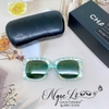 Mắt Kính Thời Trang Nữ -Kính Chanel Nữ Vuông Xanh Ngọc Tròng Polarized Cao Cấp 6082