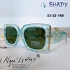 Mắt Kính Thời Trang Nữ -Kính Chanel Nữ Vuông Xanh Ngọc Tròng Polarized Cao Cấp 6082